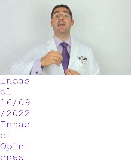 incasol para que sirve y que contiene